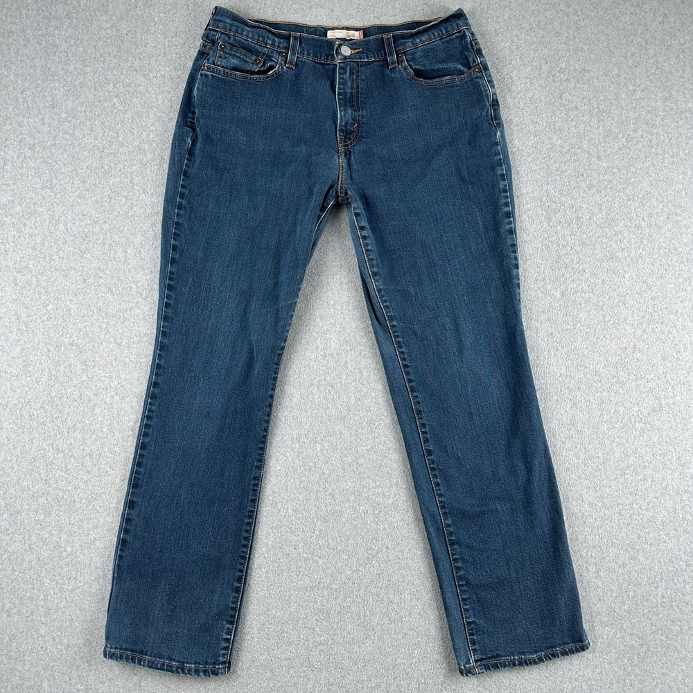 Vintage Y2K Levi's 505 Jeans Women 12 Medium Blue‎ Straight Denim Western Rodeo